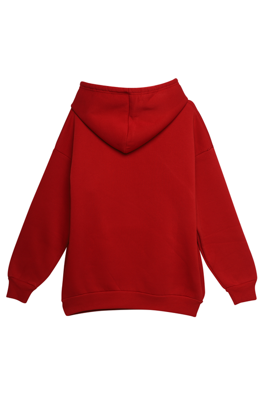 3 İplik Sweatshirt 6521 | Kırmızı - Thumbnail
