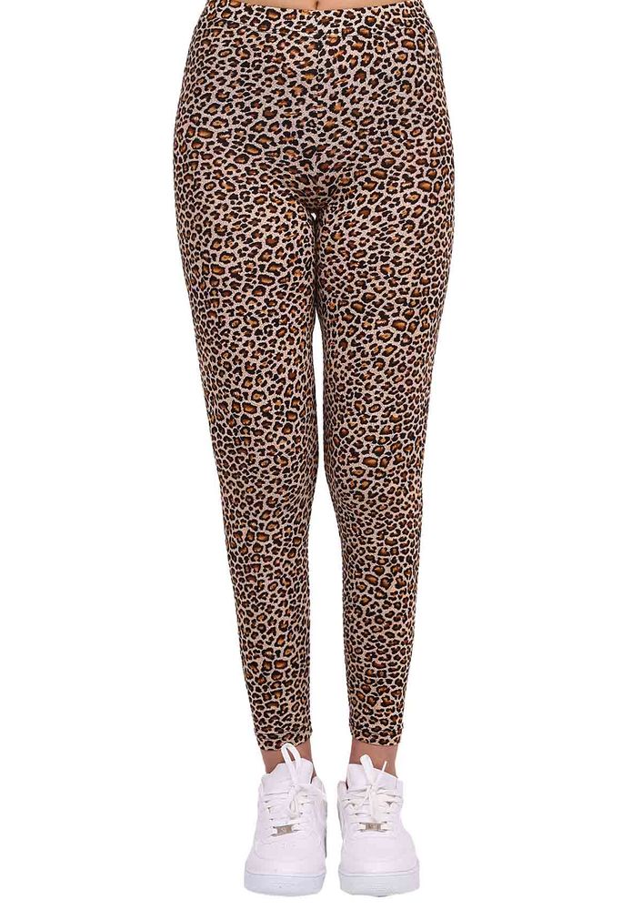 Mary Lüx Leopar Desenli Tayt 001 | Kahverengi