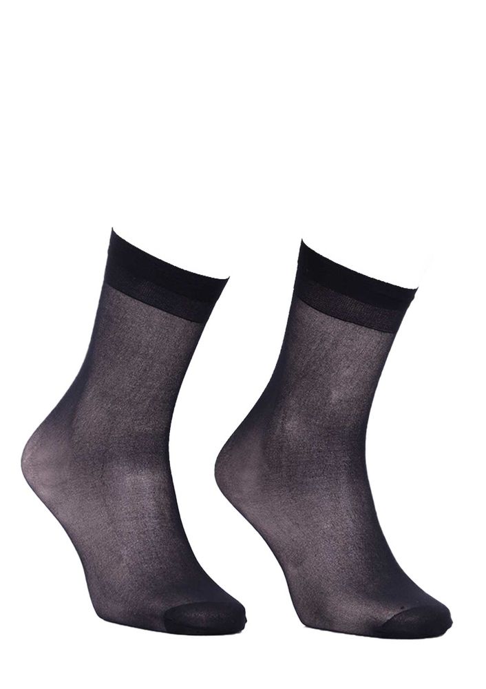 Daymod İnce Dizaltı Çorap Süper 15 | Siyah