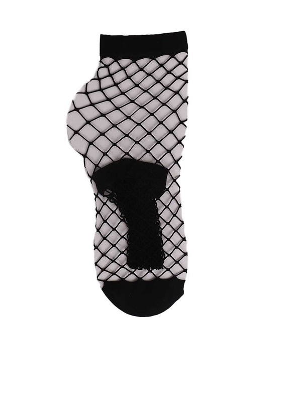 Desimo Geniş Fileli Soket Çorap 101 | Siyah - Thumbnail
