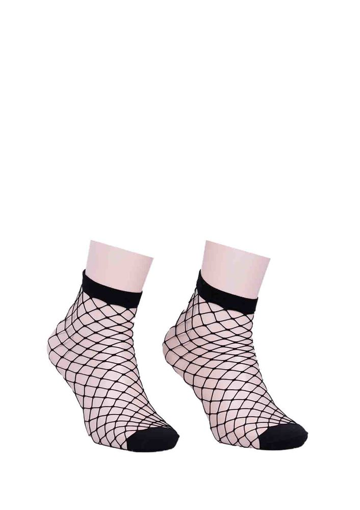 Desimo Geniş Fileli Soket Çorap 101 | Siyah