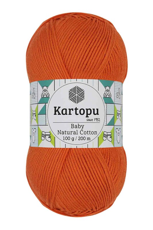 KARTOPU - Пряжа Kartopu Baby Natural Cotton 100гр./оранжевый К202