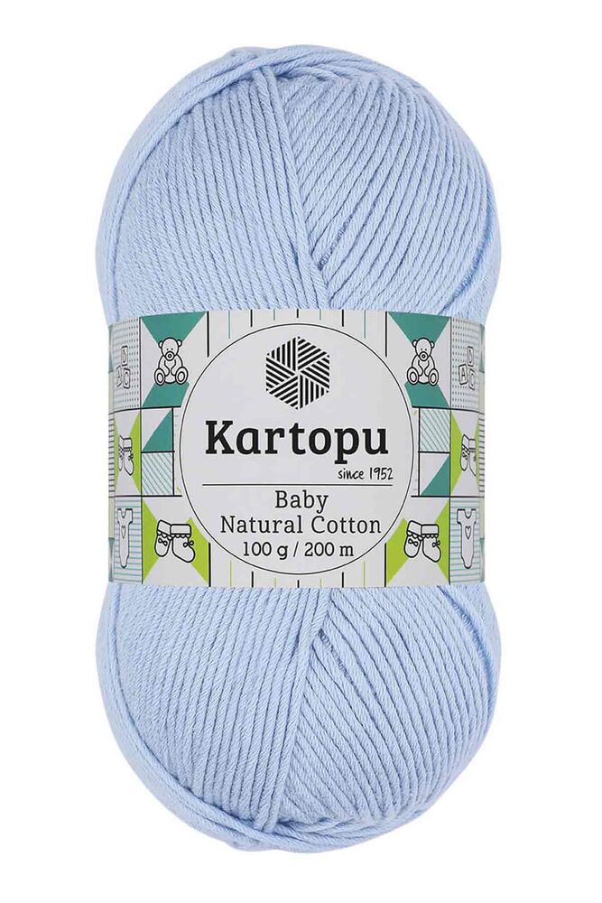 Пряжа Kartopu Baby Natural Cotton 100гр./светло-голубая К544