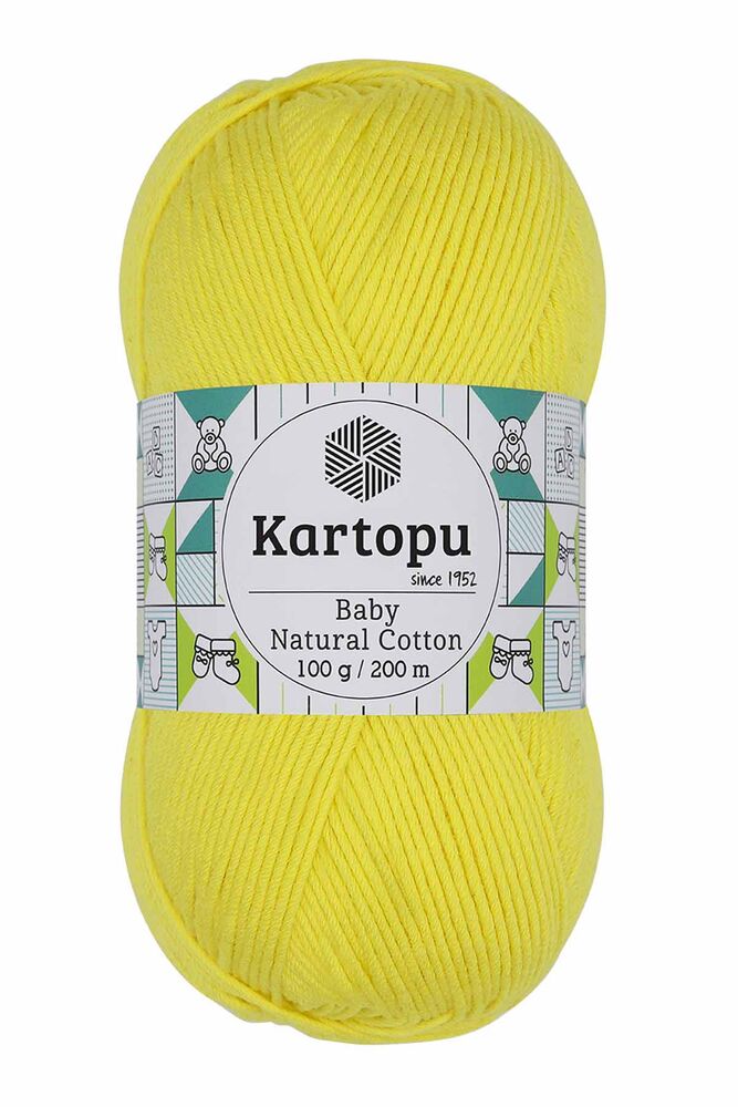 Пряжа Kartopu Baby Natural Cotton 100гр./лимонный K326