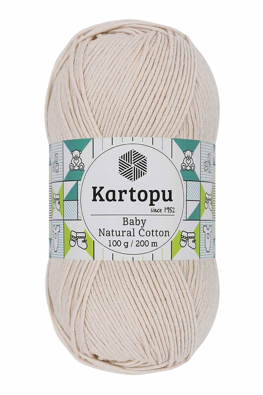 KARTOPU - Пряжа Kartopu Baby Natural Cotton 100гр./кремовый K793