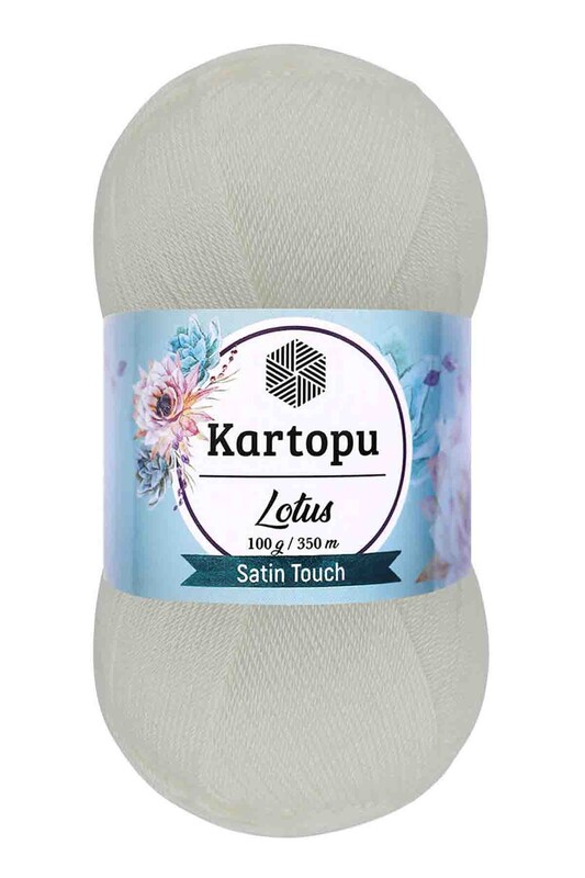 KARTOPU - Пряжа Kartopu Lotus 100гр./K010 белый