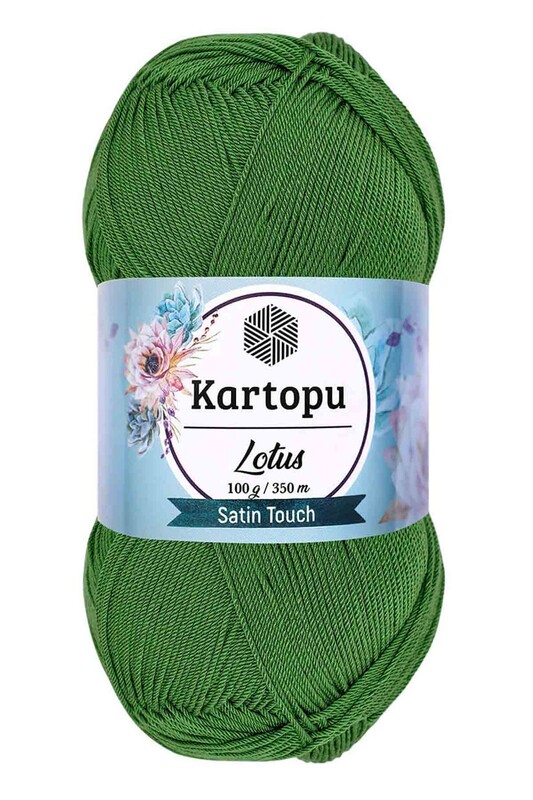 KARTOPU - Пряжа Kartopu Lotus 100гр./K486 травяной зелёный 
