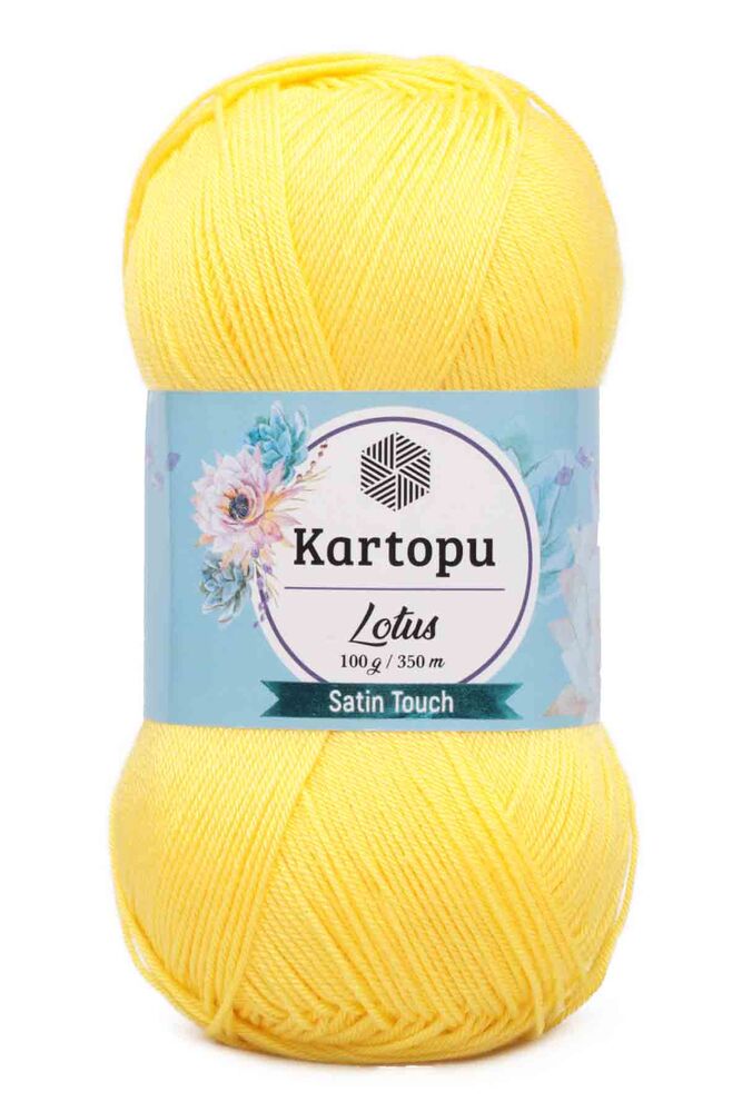 Пряжа Kartopu Lotus 100 гр. |K323 жёлтый 