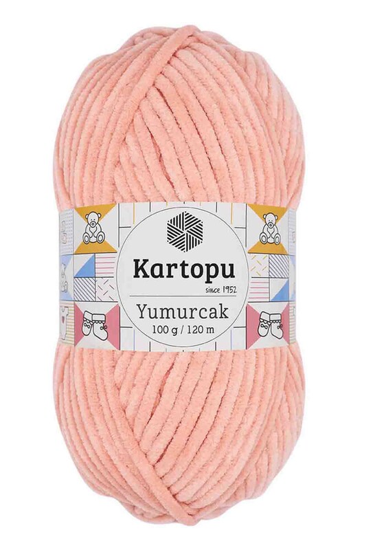 KARTOPU - Пряжа Kartopu Yumurcak 100гр./лососевый K765
