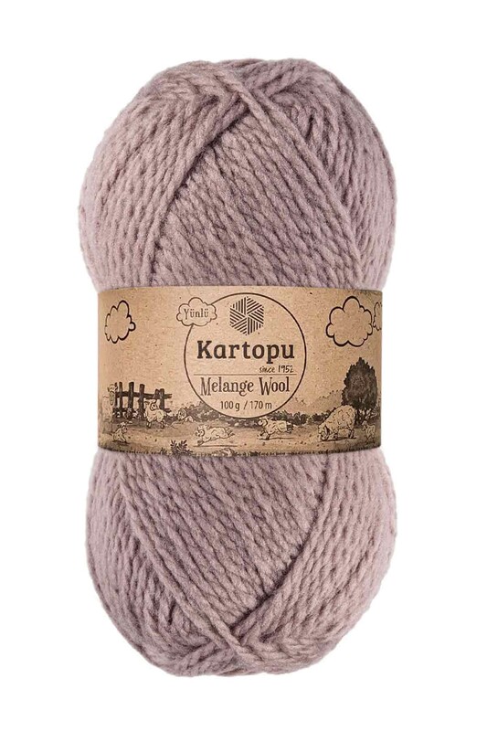 KARTOPU - Kartopu Melange Wool El Örgü İpi Üzüm Suyu K713