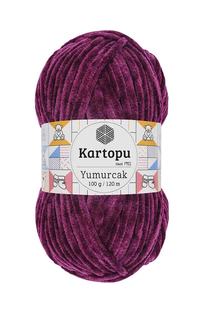 KARTOPU - Пряжа Kartopu Yumurcak 100гр.K726/сливовый