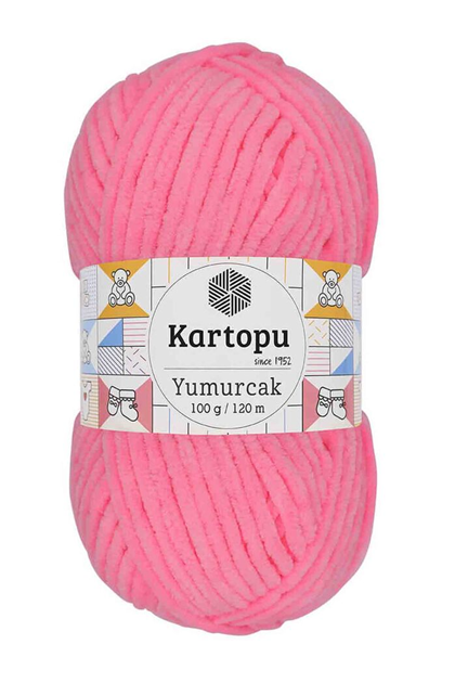 KARTOPU - Пряжа Kartopu Yumurcak 100гр./розовый K773