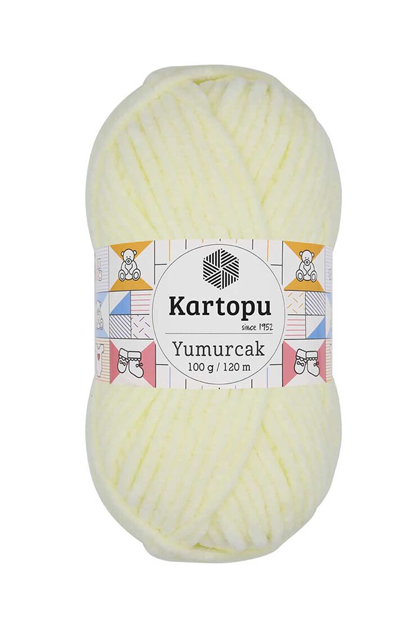 KARTOPU - Пряжа Kartopu Yumurcak 100гр.K335/жёлтый