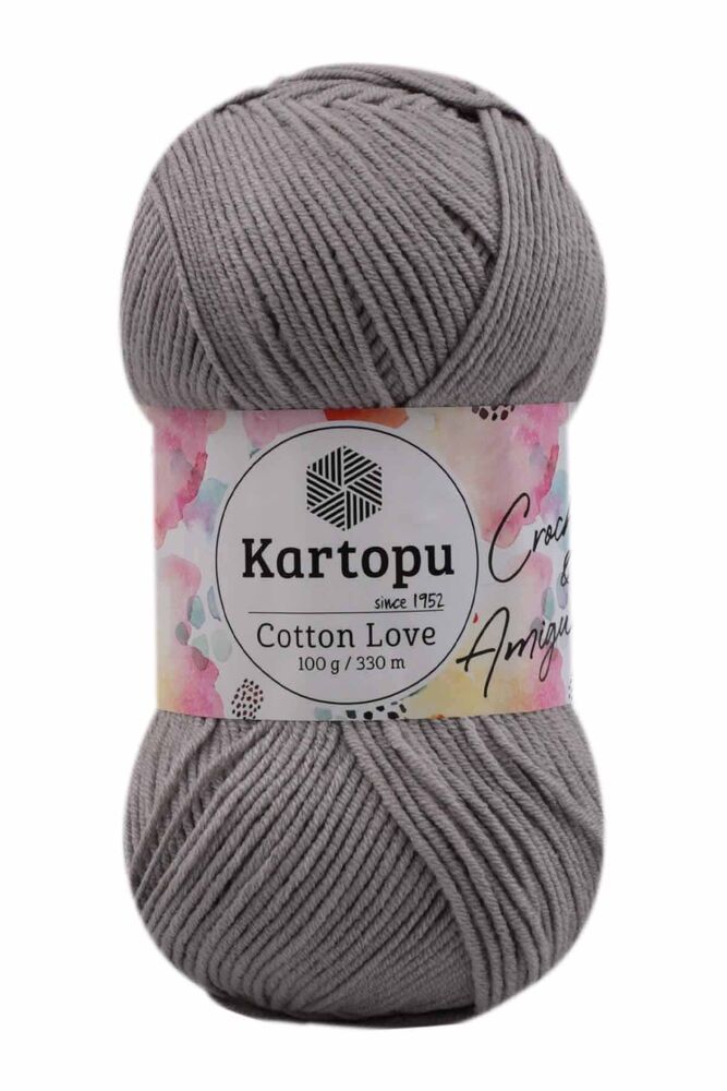 Kartopu Cotton Love El Örgü İpi | Gri K990