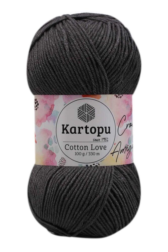 Kartopu Cotton Love El Örgü İpi | Koyu Gri K995