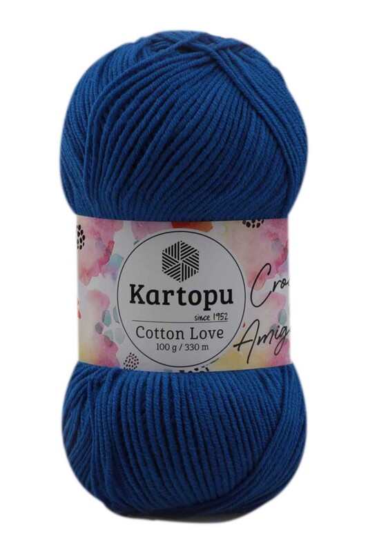 KARTOPU - Kartopu Cotton Love El Örgü İpi 100 gr | Saks Mavi K621