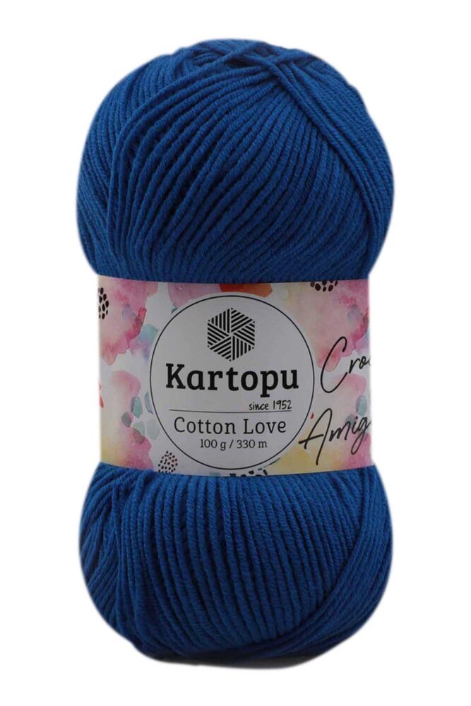 Kartopu Cotton Love El Örgü İpi | Saks Mavi K621