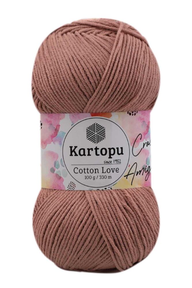 Kartopu Cotton Love El Örgü İpi | Kahverengi K842
