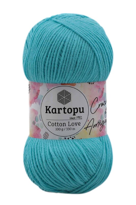 KARTOPU - Kartopu Cotton Love El Örgü İpi | Turkuaz K516