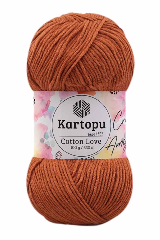 KARTOPU - Kartopu Cotton Love El Örgü İpi | Tarçın K1834