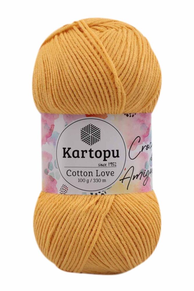 Kartopu Cotton Love El Örgü İpi | Sarı K317