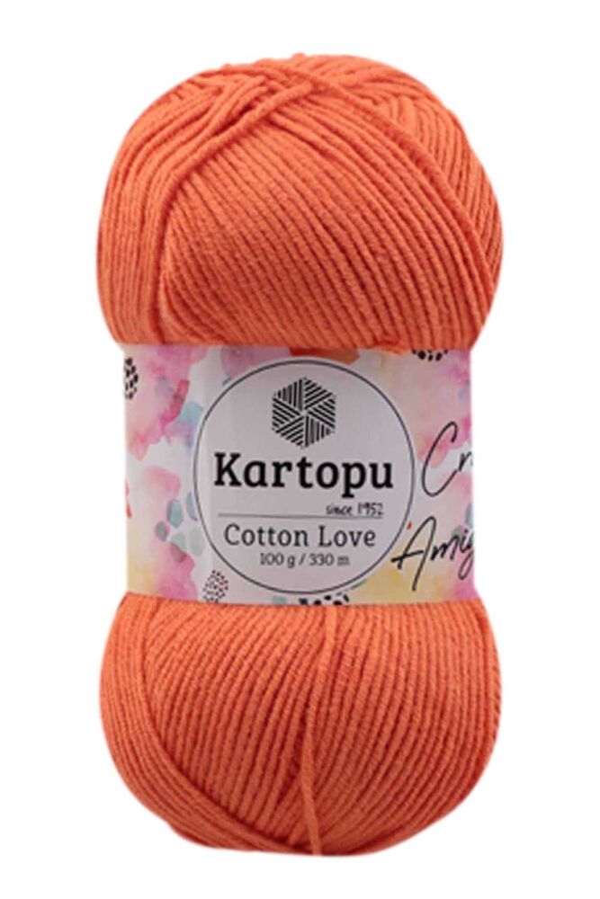 Kartopu Cotton Love El Örgü İpi | Turuncu K201