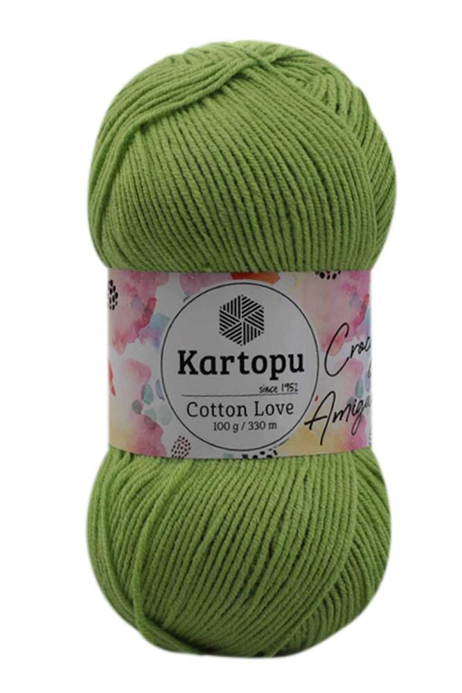 Kartopu Cotton Love El Örgü İpi | Yeşil K404