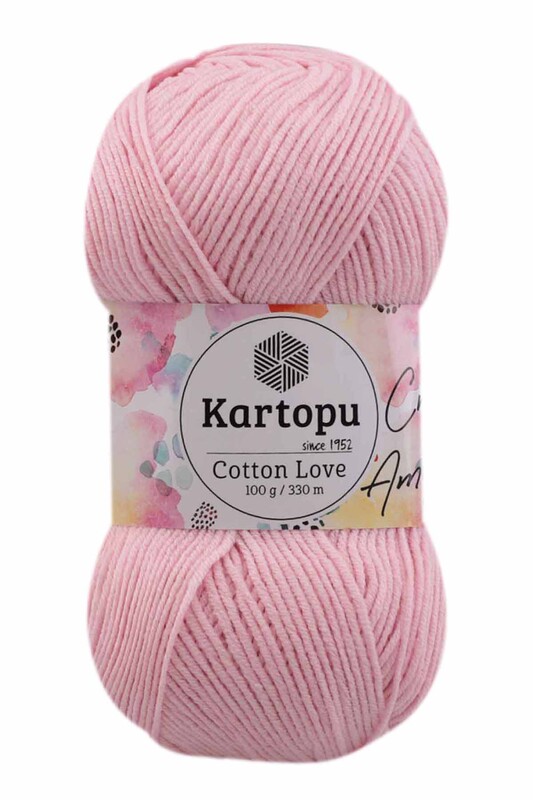 KARTOPU - Kartopu Cotton Love El Örgü İpi | Açık Pembe K768