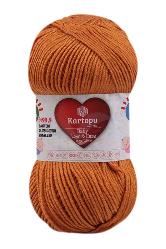 KARTOPU - Kartopu Baby Love & Care El Örgü İpi | Hardal K1854