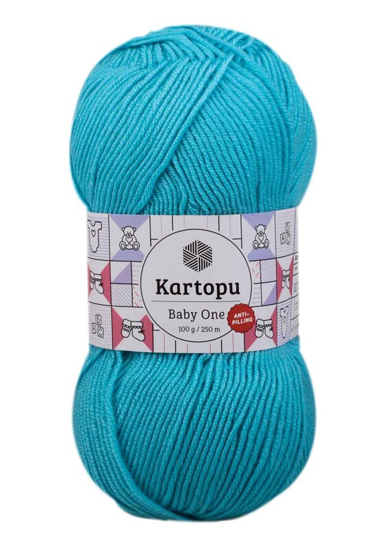 KARTOPU - Kartopu Baby One El Örgü İpi | Turkuaz K576
