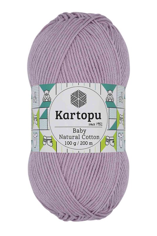 KARTOPU - Kartopu Baby Natural Cotton El Örgü İpi Lila K705