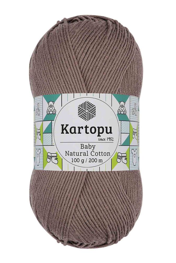 Kartopu Baby Natural Cotton El Örgü İpi Pembemsi Kahve K827
