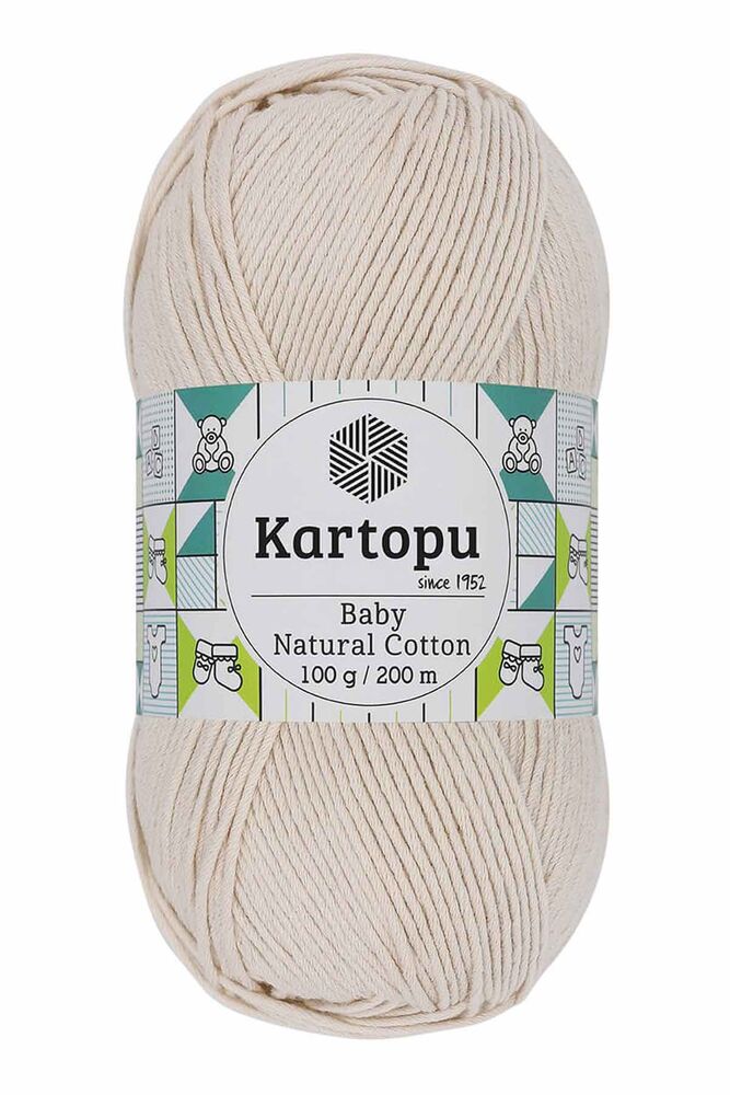 Kartopu Baby Natural Cotton El Örgü İpi Krem K793