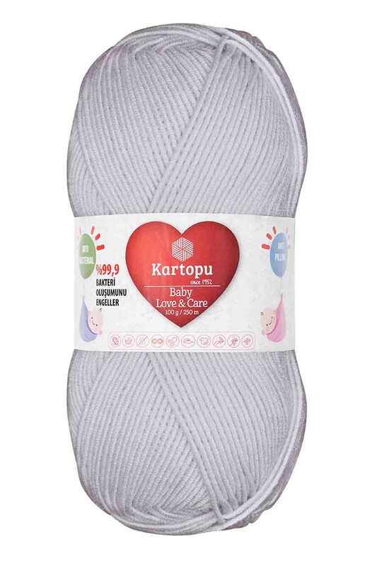 KARTOPU - Kartopu Baby Love & Care El Örgü İpi | Gri K993