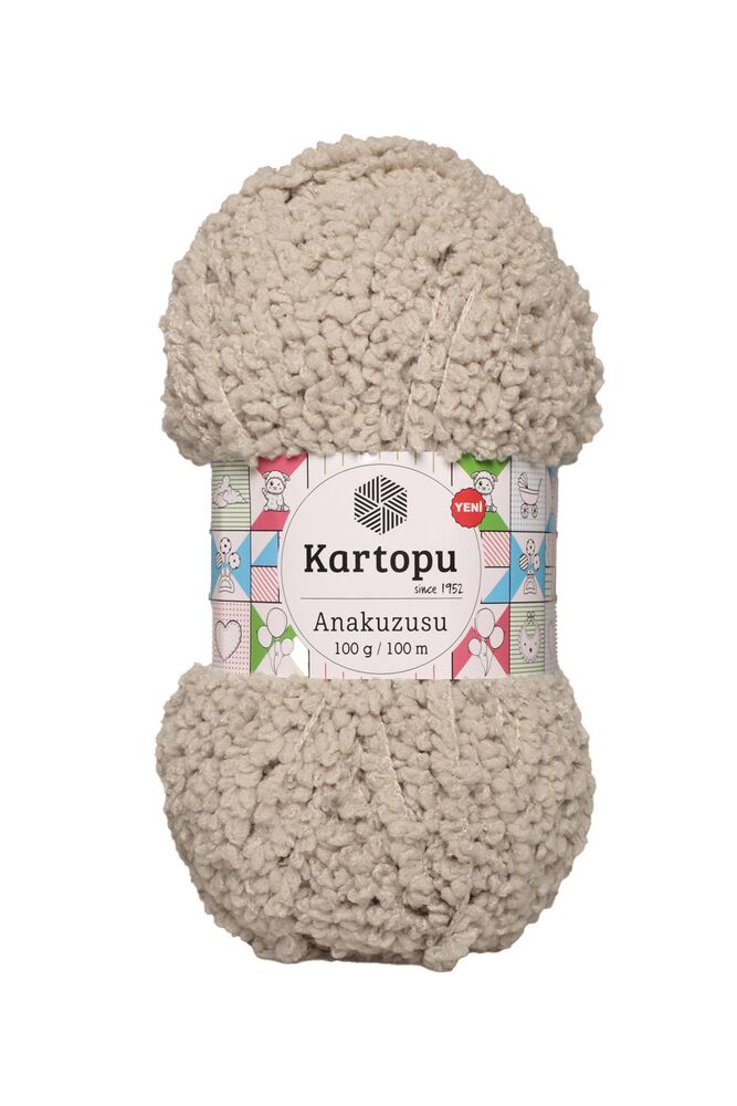 Kartopu Anakuzusu El Örgü İpi | Koyu Bej K856