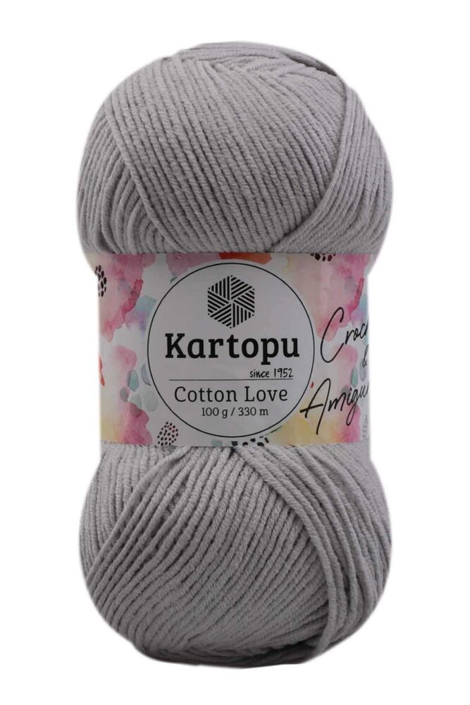 Kartopu Cotton Love El Örgü İpi | Açık Gri K991