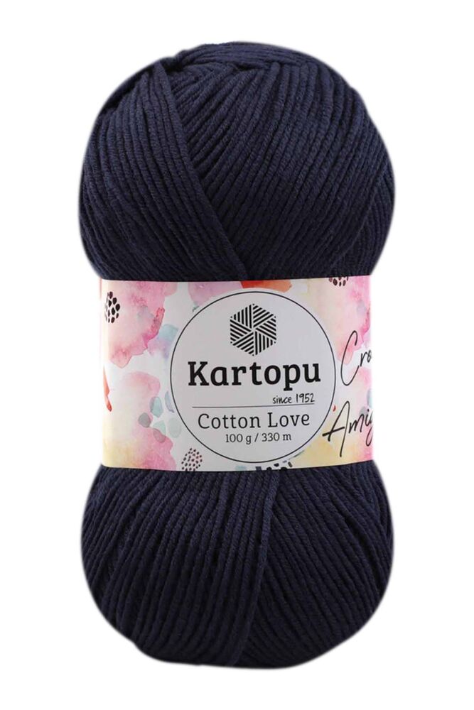 Kartopu Cotton Love Yarn|Dark Navy Blue K630