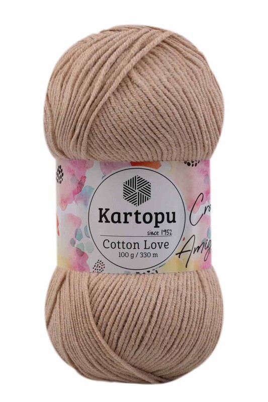 KARTOPU - Kartopu Cotton Love El Örgü İpi | Bej K837