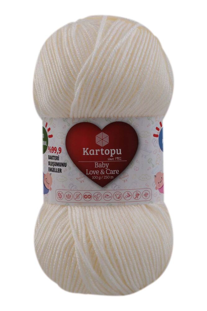 Kartopu Baby Love & Care Yarn|Ecru K019