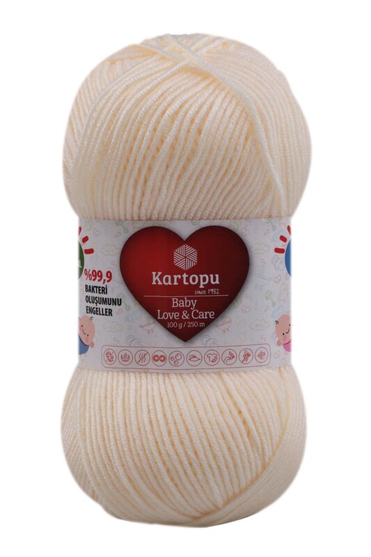 KARTOPU - Kartopu Baby Love & Care Yarn|Cream K025