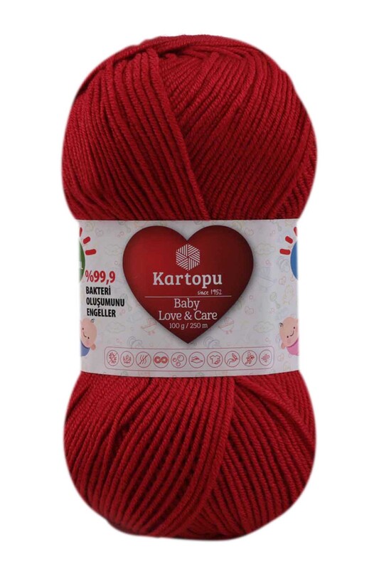 KARTOPU - Kartopu Baby Love & Care Yarn|Dark Red K125