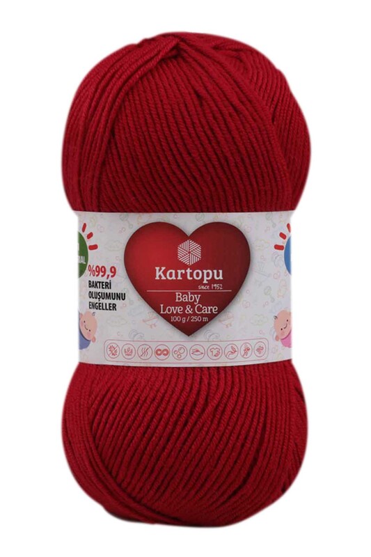 KARTOPU - Kartopu Baby Love & Care Yarn|Red K129