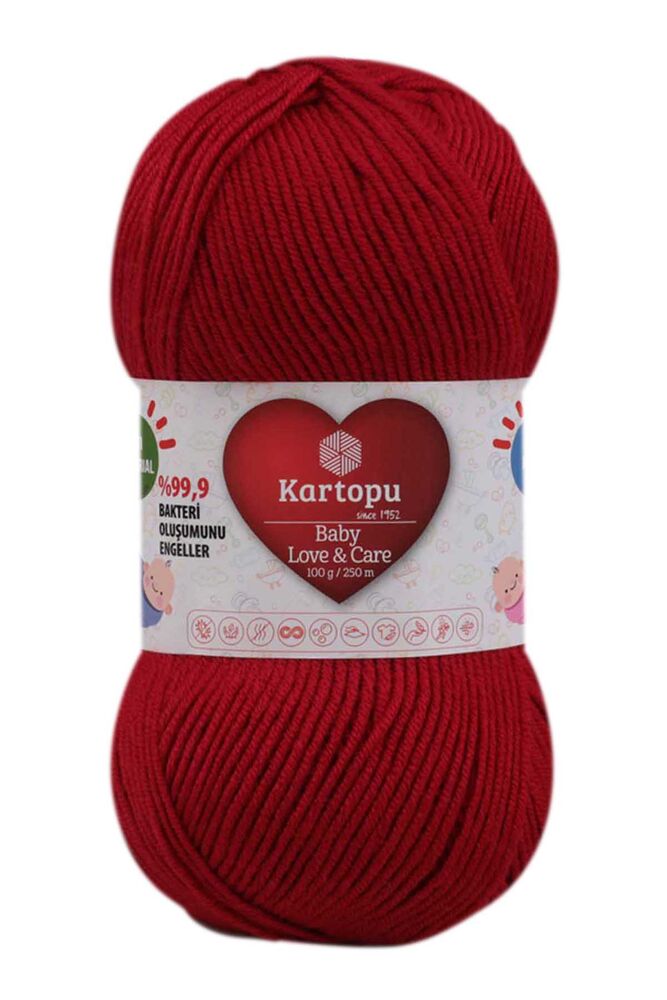 Kartopu Baby Love & Care Yarn|Red K129