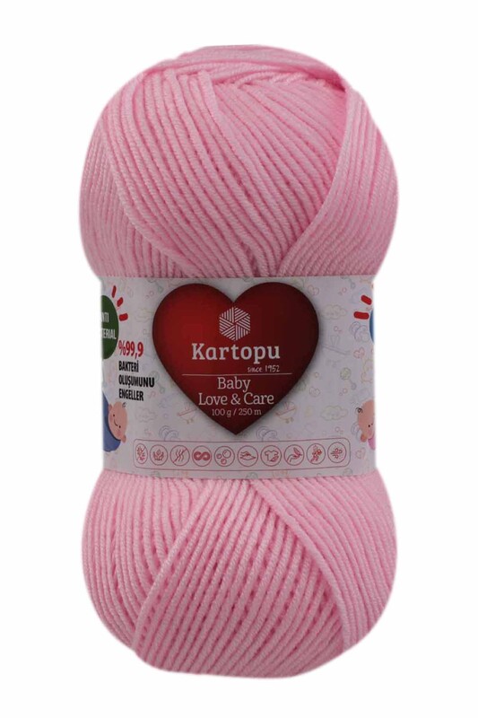 KARTOPU - Kartopu Baby Love & Care Yarn| Pink K782