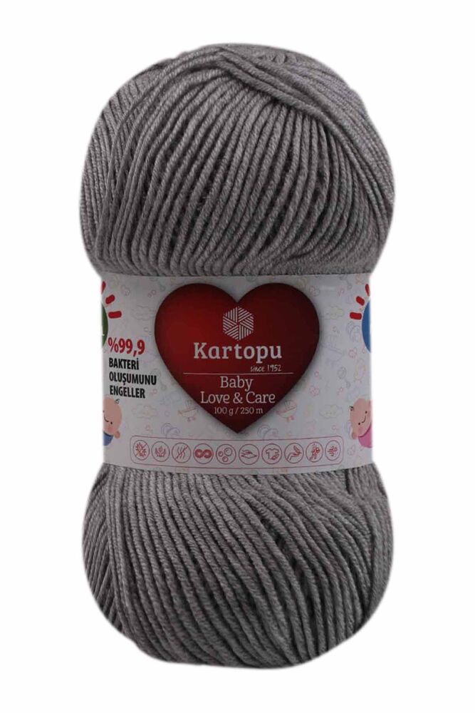 Kartopu Baby Love & Care Yarn|Gray K1000