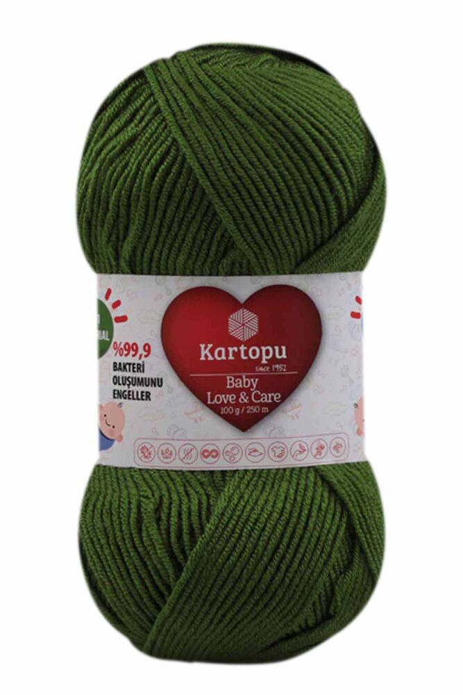 Kartopu Baby Love & Care Yarn|Green K1391