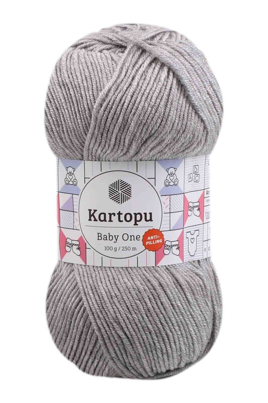 KARTOPU - Kartopu Baby One Yarn|Light Gray K1000