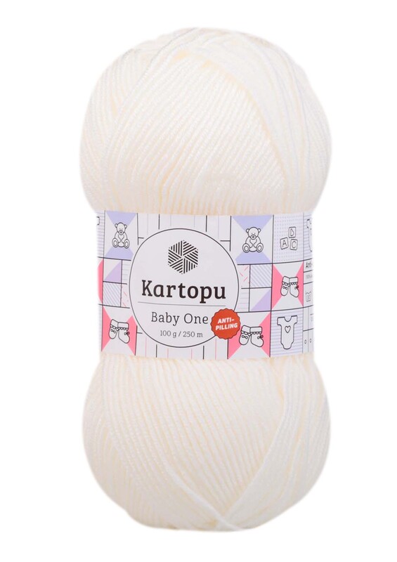 KARTOPU - Kartopu Baby One Yarn|White K019