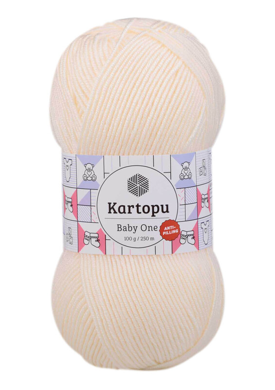 KARTOPU - Kartopu Baby One Yarn|Cream K025