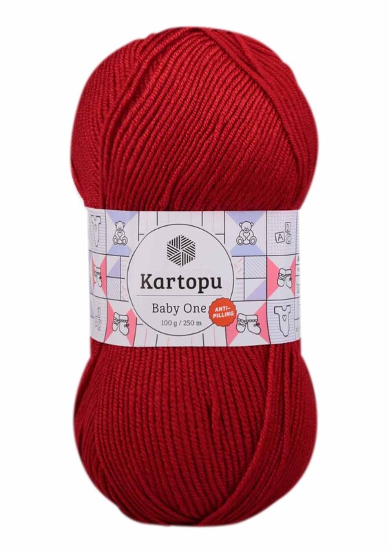 KARTOPU - Kartopu Baby One Yarn|Red K125